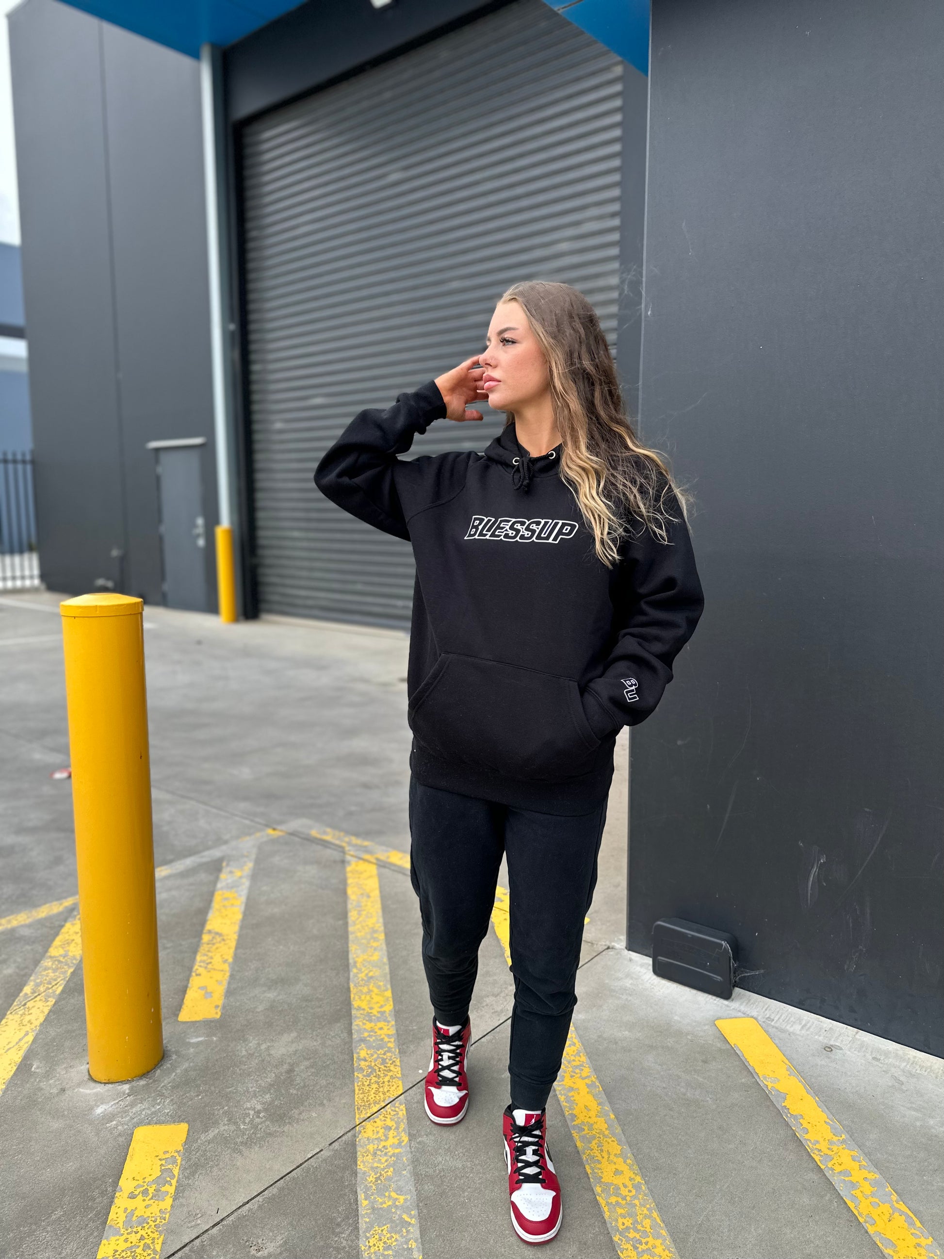 BLACK BU HOODIE – BlessUpOfficial